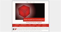 Desktop Screenshot of kohlerhealthcareconsulting.com